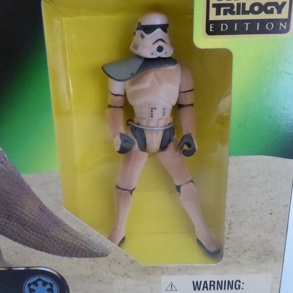 NEW 1997 KENNER STAR WARS POWER OF THE FORCE DEWBACK & SANDTROOPER ACTION FIGURE - Picture 2 of 11